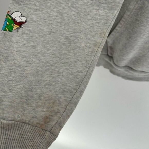 Nickelodeon 90's Cartoon Rugrats Ren and Stimpy Pullover Sweatshirt Gray Small - Picture 11 of 12